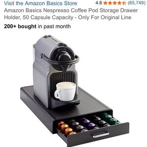 Nespresso Underneath Storage Drawer - Black
NOT the Espresso Machine